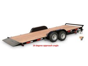 Summit 7x18 10K Full Tilt Deck Trailer in Cascade Series